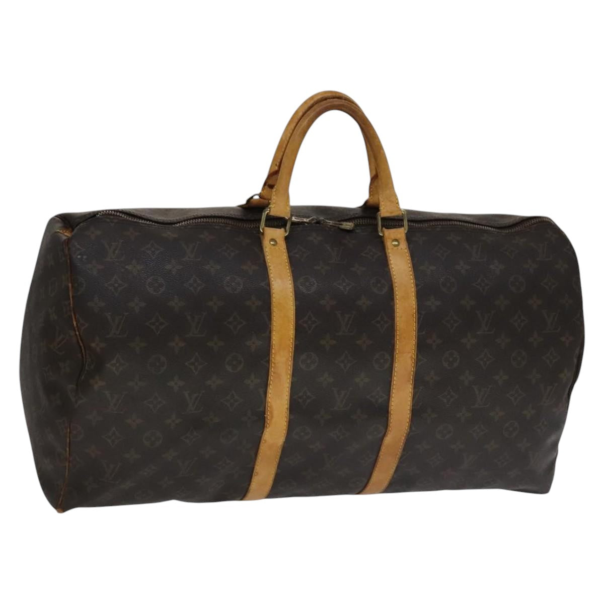 LOUIS VUITTON Monogram Keepall 55 Boston Bag