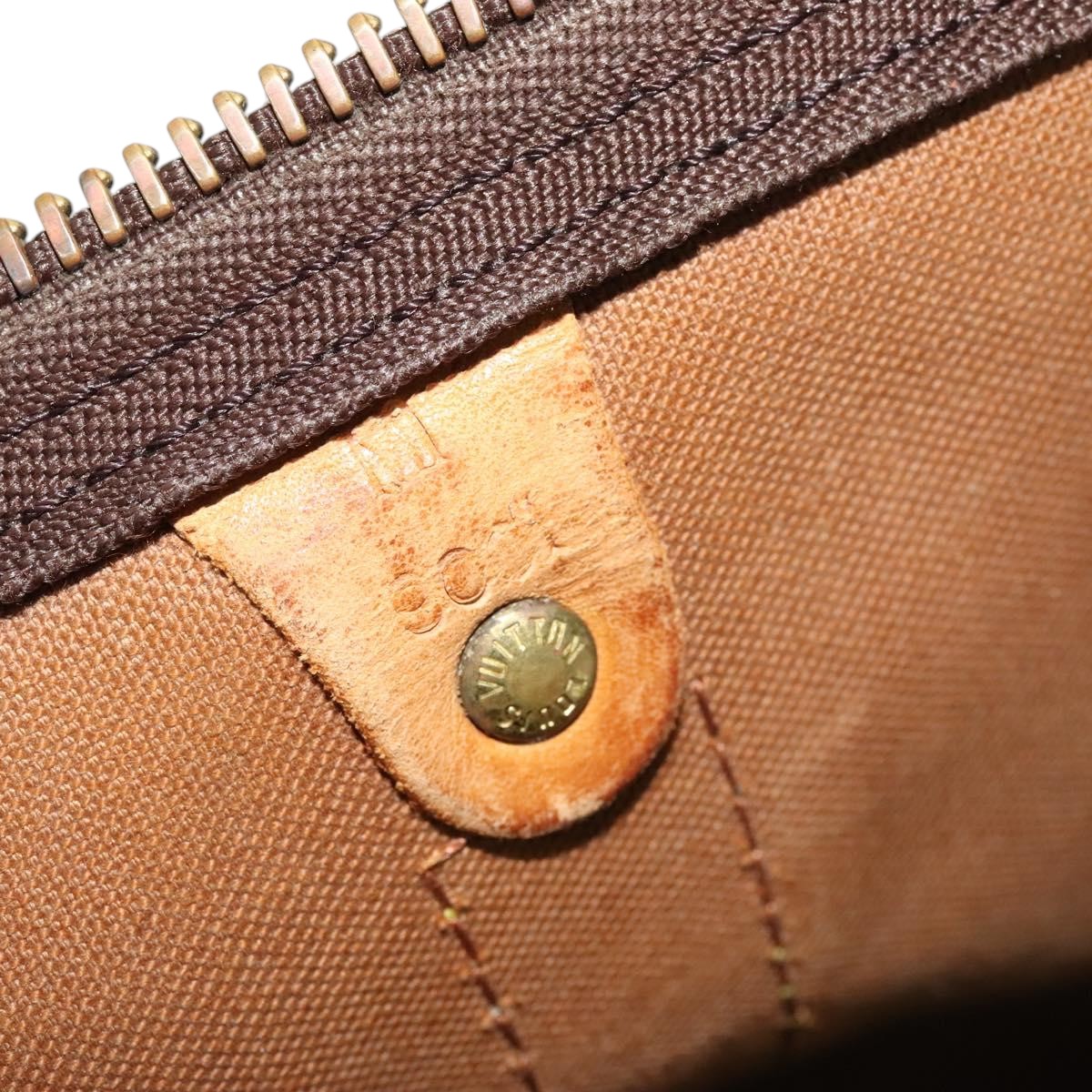 LOUIS VUITTON Monogram Keepall 55 Boston Bag