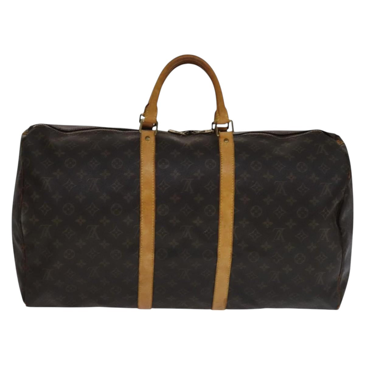 LOUIS VUITTON Monogram Keepall 55 Boston Bag