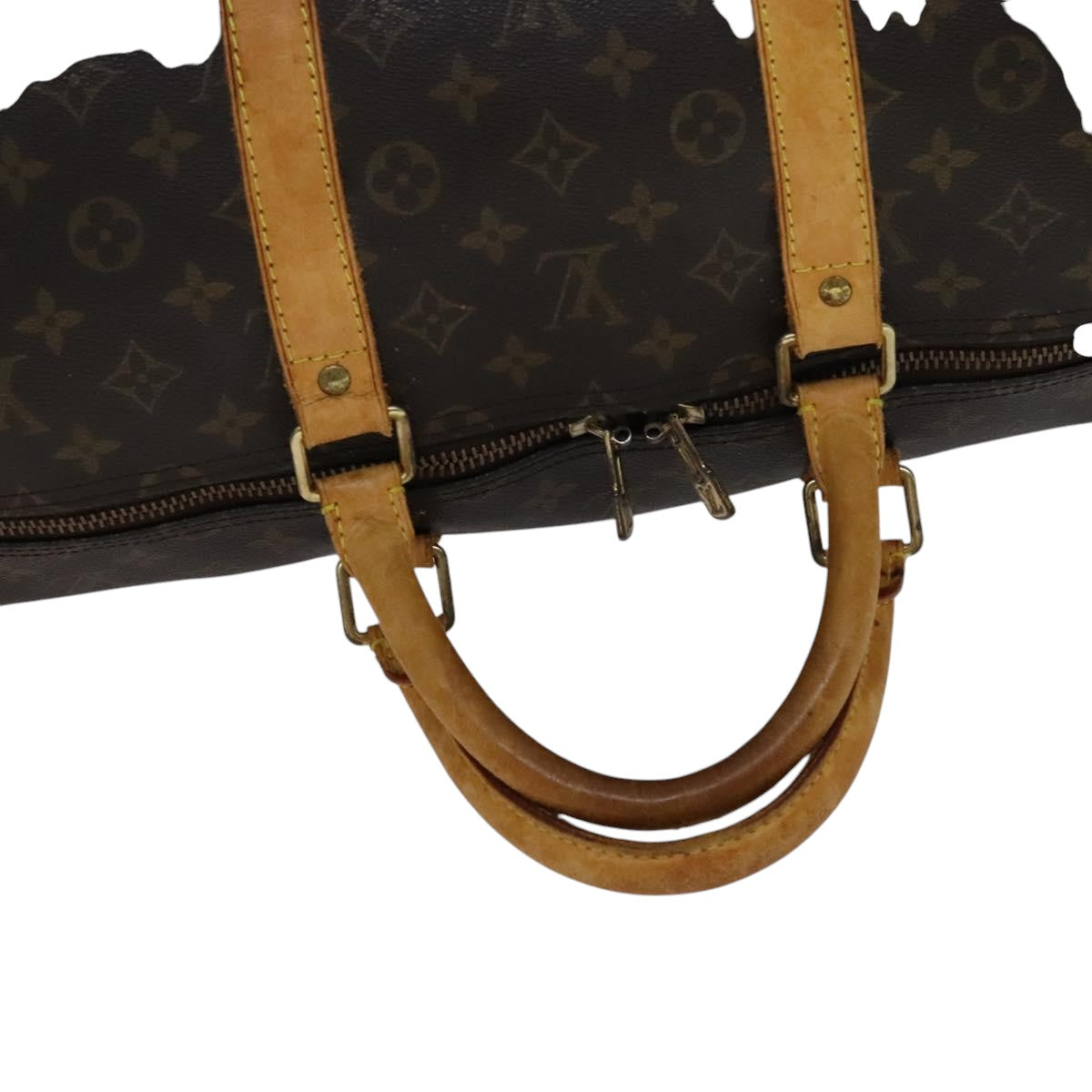 LOUIS VUITTON Monogram Keepall 55 Boston Bag