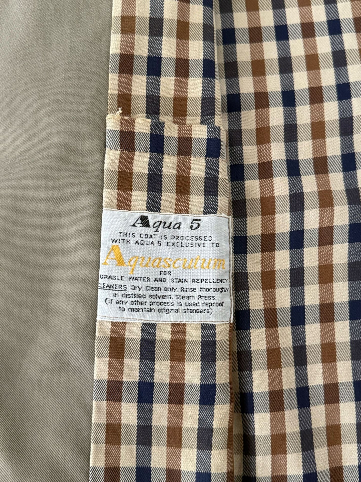 Trench Aquascutum