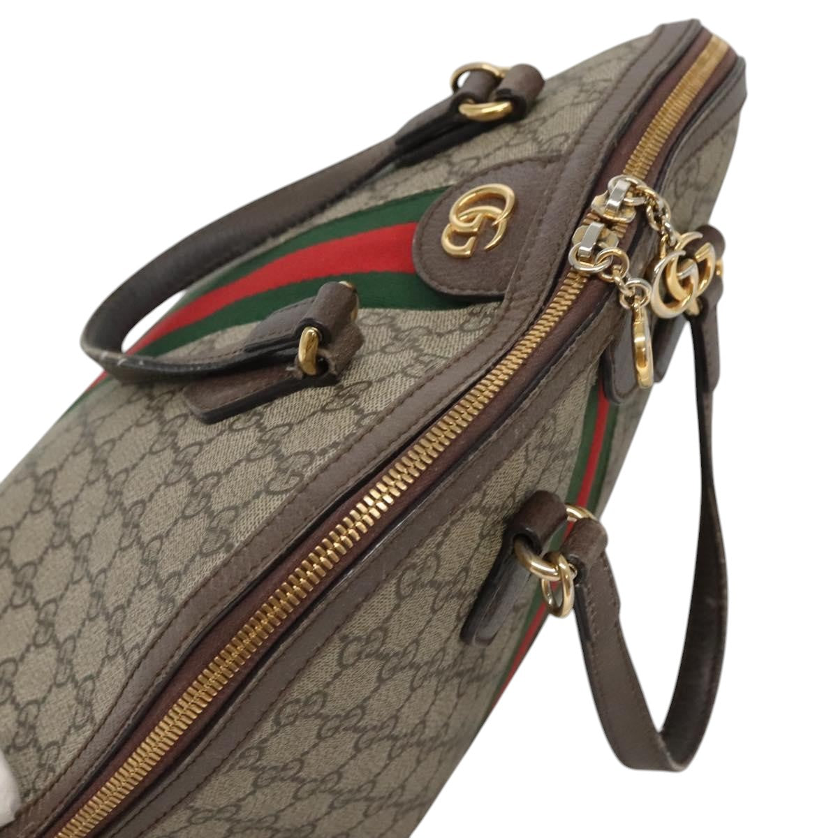 GUCCI Supreme Web Sherry Line Hand Bag
