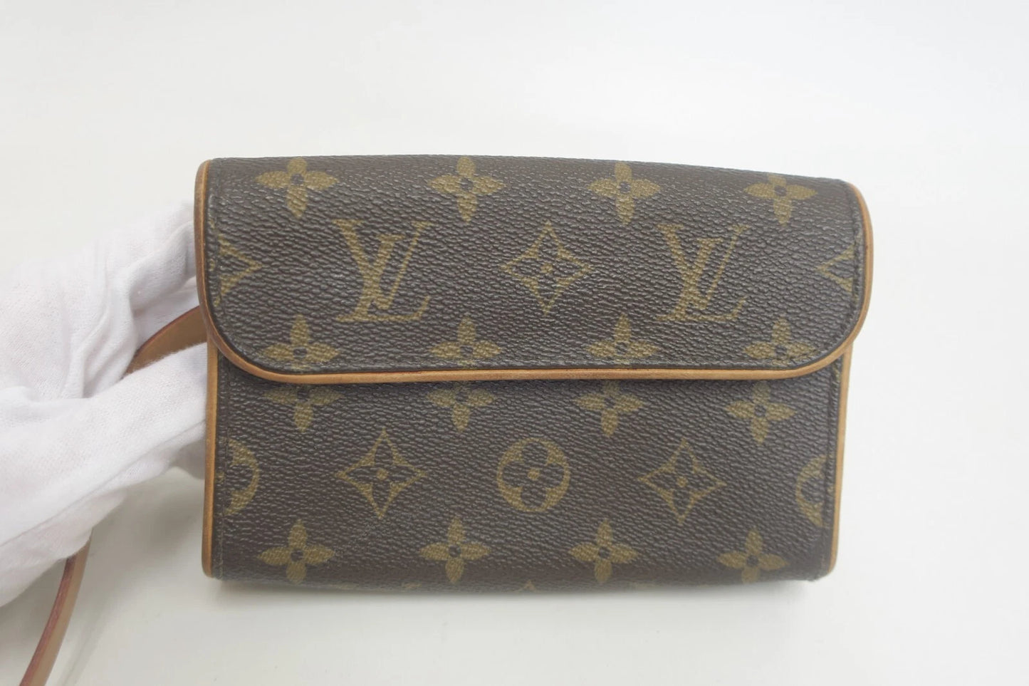 Autentica pochette Louis Vuitton Monogram marsupio fiorentino in vita