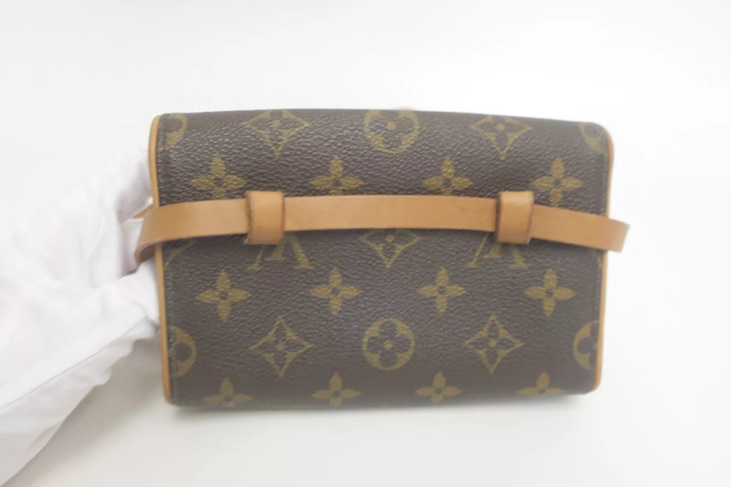 Autentica pochette Louis Vuitton Monogram marsupio fiorentino in vita
