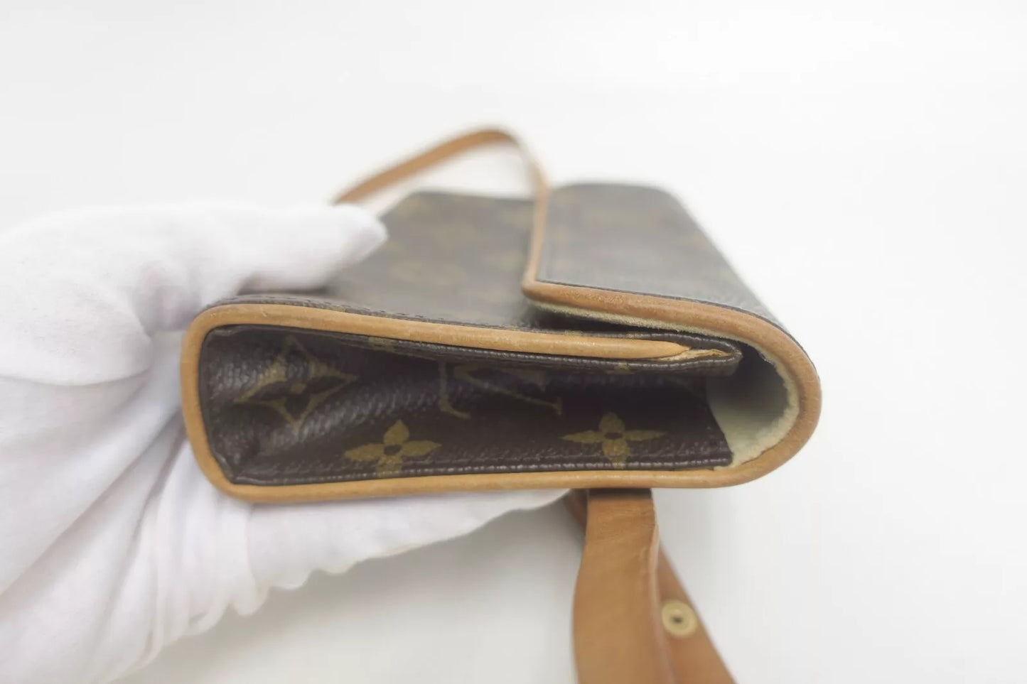 Autentica pochette Louis Vuitton Monogram marsupio fiorentino in vita