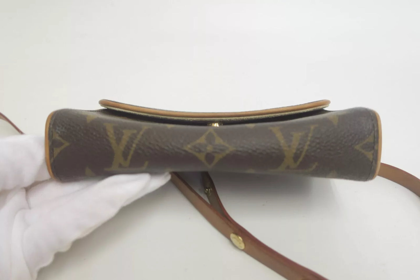 Autentica pochette Louis Vuitton Monogram marsupio fiorentino in vita