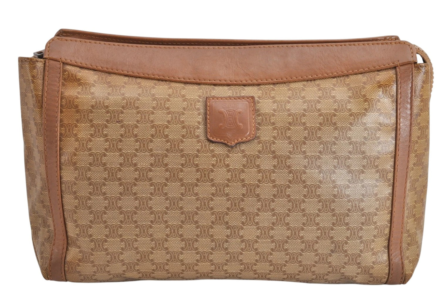 Celine Clutch Monogram leather
