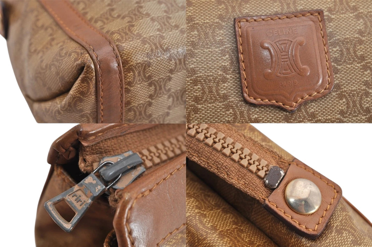 Celine Clutch Monogram leather