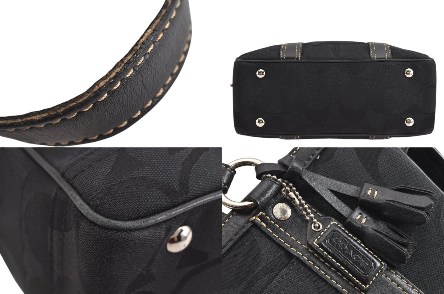 Coach Monogram CC canvas