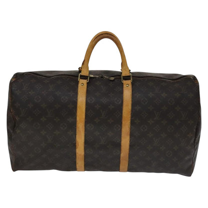 LOUIS VUITTON Monogram Keepall 55 Boston Bag