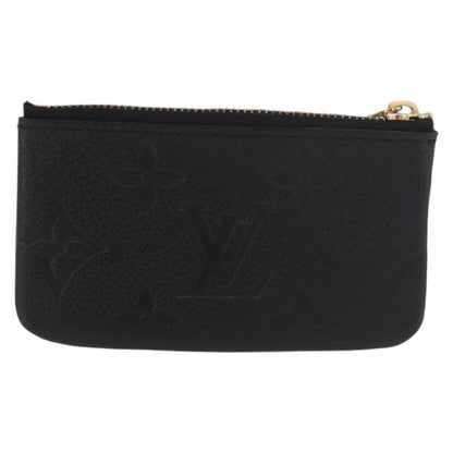 LOUIS VUITTON Monogram Empreinte Pochette Cles Purse Black M28796