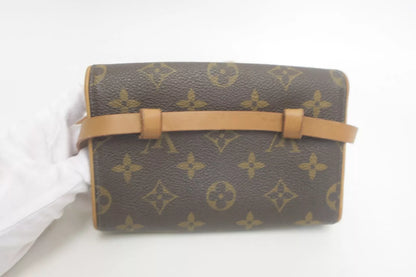Autentica pochette Louis Vuitton Monogram marsupio fiorentino in vita