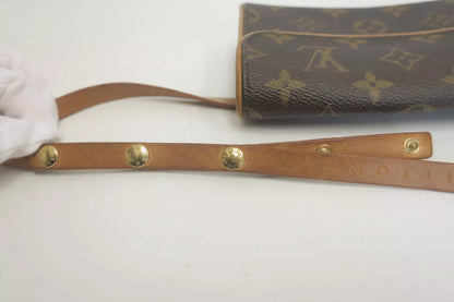 Autentica pochette Louis Vuitton Monogram marsupio fiorentino in vita
